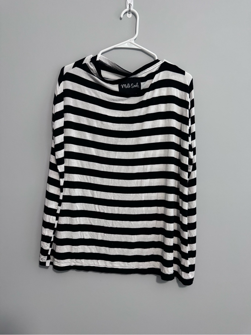 Milk Snob Black & White Striped nursing/car seat cover